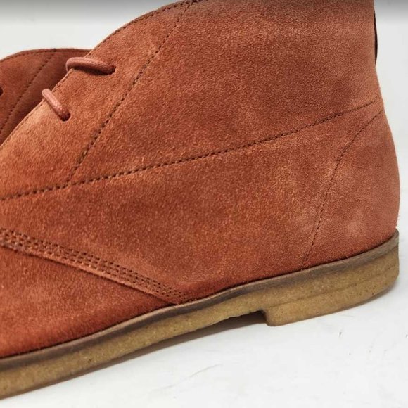 Men\'s US 8 Ted Baker Appell desert suede boots in Burnt Red 251145 main image 4